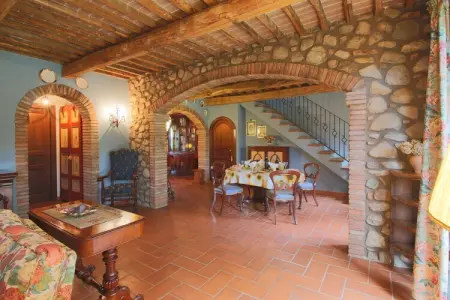 Villa La Palazzeta, Villa spéciale avec piscine privée, belle vue, près du borgo Ficulle - Photo 11