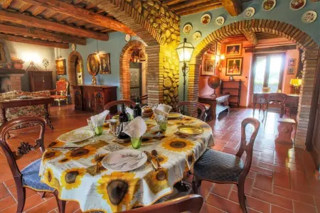 Villa La Palazzeta, Villa spéciale avec piscine privée, belle vue, près du borgo Ficulle - Photo 12