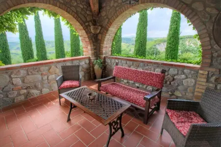 Villa La Palazzeta, Villa spéciale avec piscine privée, belle vue, près du borgo Ficulle - Photo 25