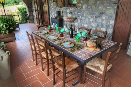 Villa La Palazzeta, Villa spéciale avec piscine privée, belle vue, près du borgo Ficulle - Photo 28