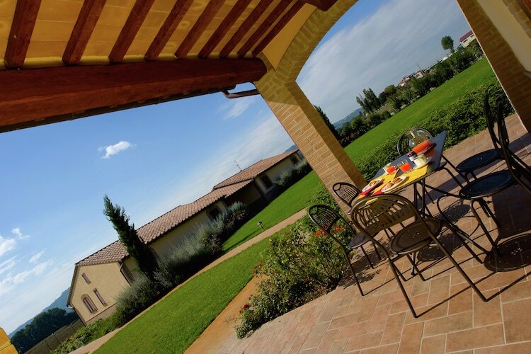 Villa Spello, 1 km Cannara Assisi, piscine et jardin - Photo 21
