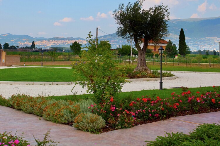 Villa Spello, 1 km Cannara Assisi, piscine et jardin - Photo 26