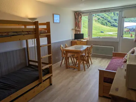 Studio 26m² vue pistes - Plagne Aime 2000 : photo 4