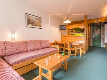 Appartement cabine à Les Arcs 1800, balcon et pistes à 100 m : photo 3