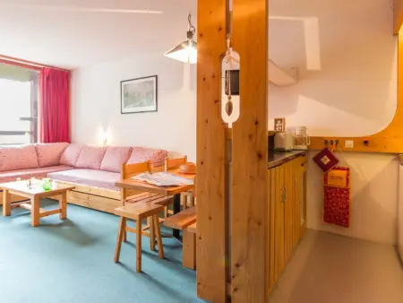 Appartement cabine à Les Arcs 1800, balcon et pistes à 100 m : photo 6