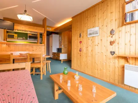 Appartement cabine à Les Arcs 1800, balcon et pistes à 100 m : photo 8