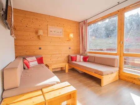 Location appartement à Valmorel, Duplex cosy 6 pers, lave-linge, balcon, proche pistes à Valmorel