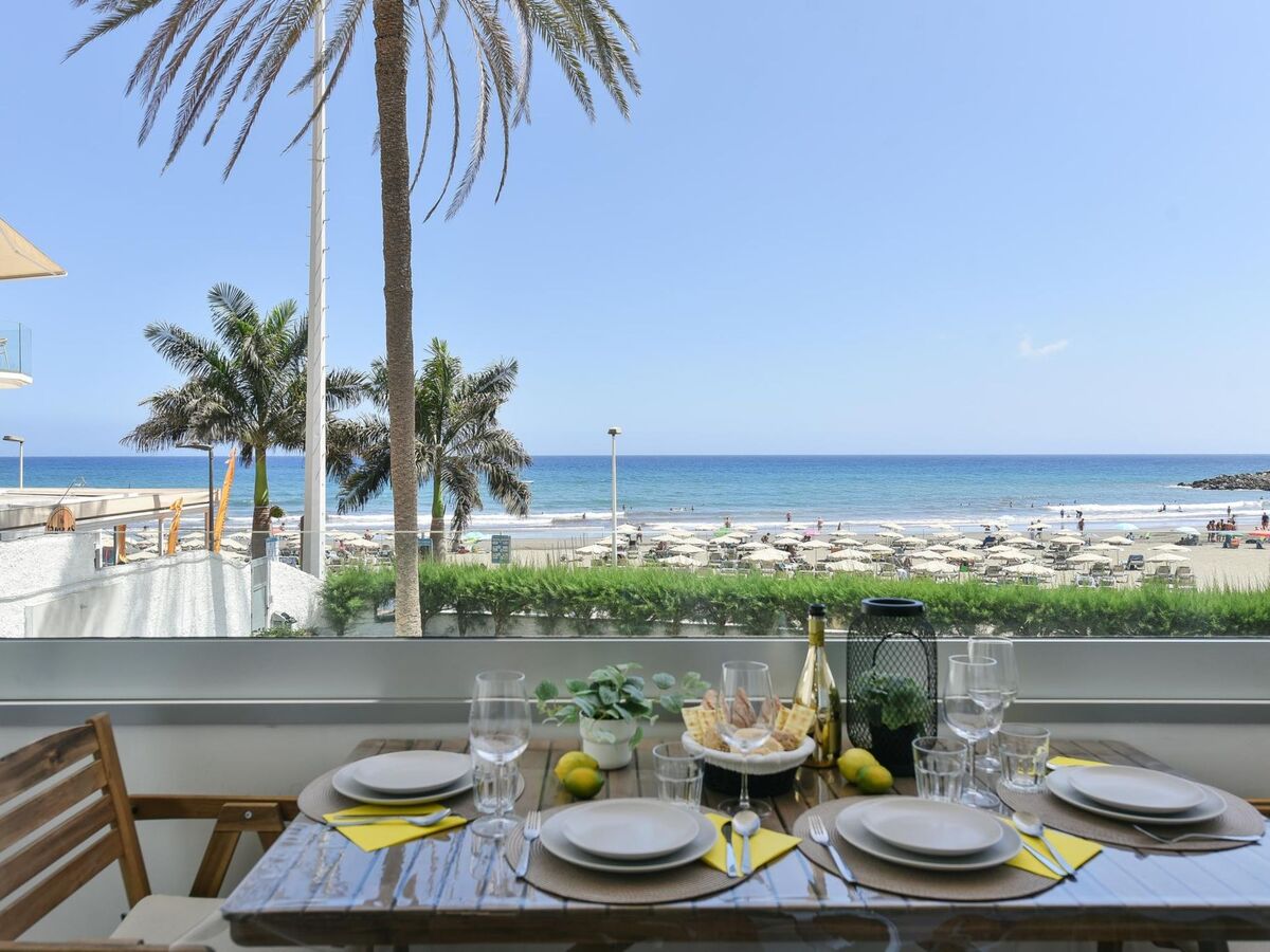 Appartement beachfront San Agustín, vue mer panoramique - Photo 1