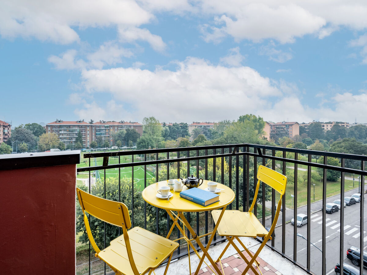 Appartement 135 m² à Milan, balcons est et ouest, vue jardin - Photo 5