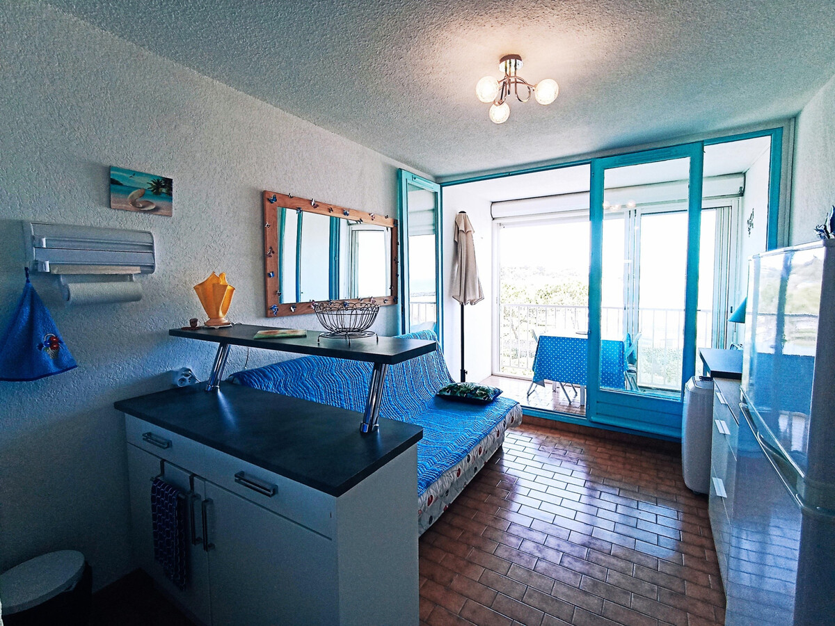 Studio cabine climatisé face plage, parking privé à Sète - Photo 6