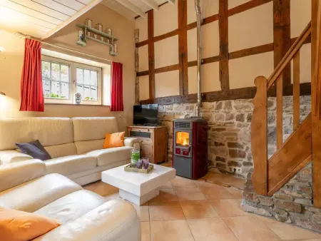 Au Ballon : maison ardennaise avec spa nordique et sauna IR à Manhay : photo 3