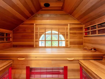 Au Ballon : maison ardennaise avec spa nordique et sauna IR à Manhay : photo 11
