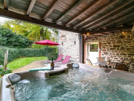 Au Ballon : maison ardennaise avec spa nordique et sauna IR à Manhay : photo 12