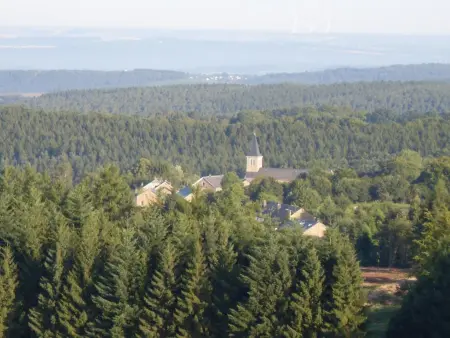 Au Ballon : maison ardennaise avec spa nordique et sauna IR à Manhay : photo 43