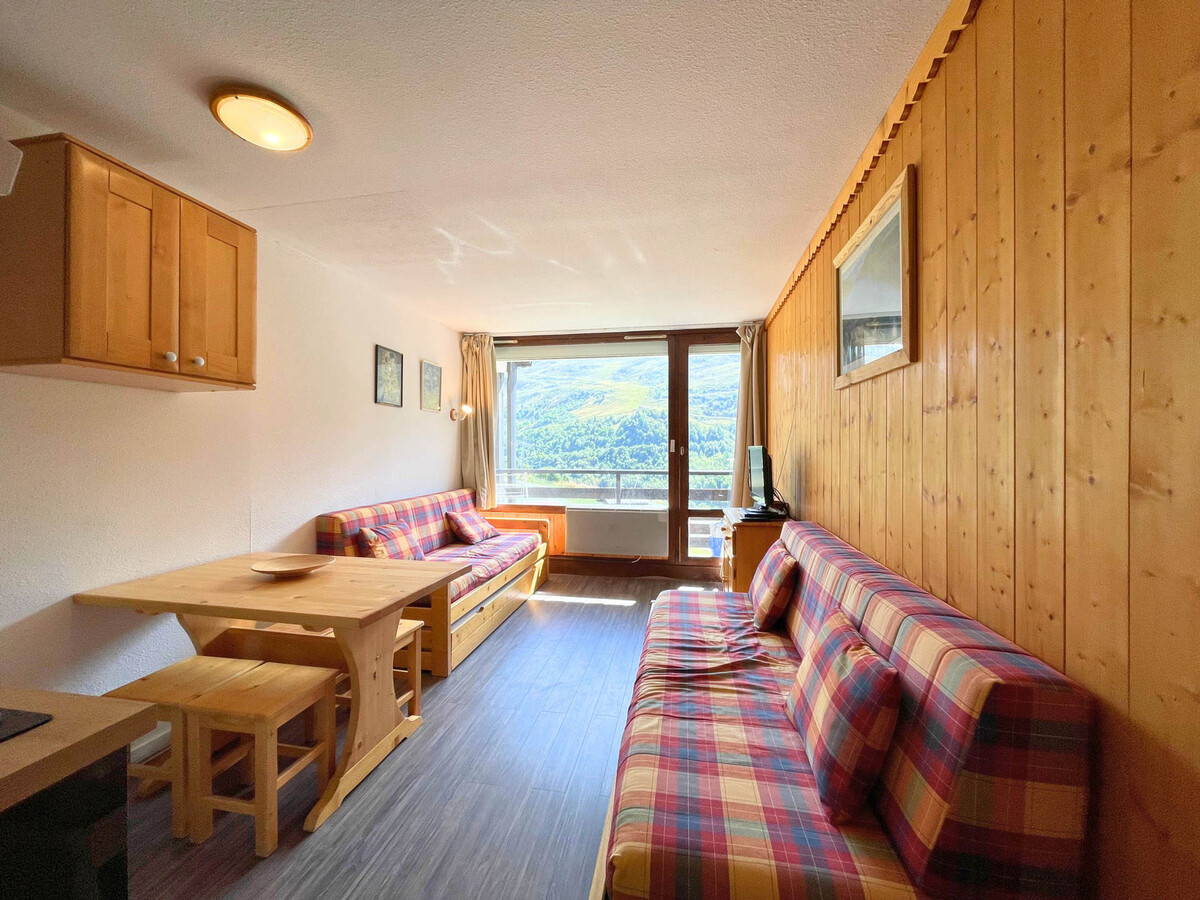 Studio 4 pers. Les Menuires, rénové 2018, balcon vue montagne - Photo 3