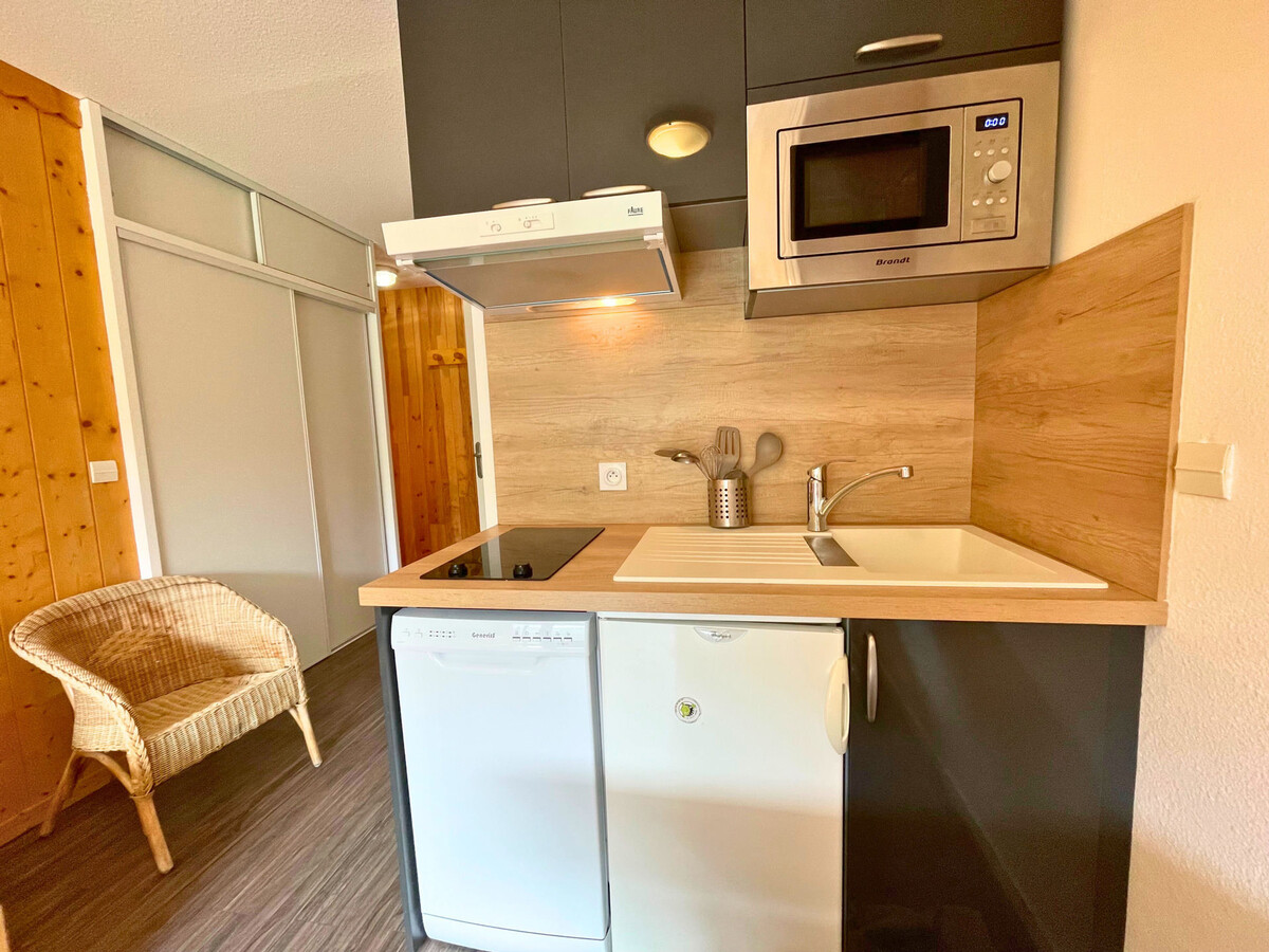 Studio 4 pers. Les Menuires, rénové 2018, balcon vue montagne - Photo 5