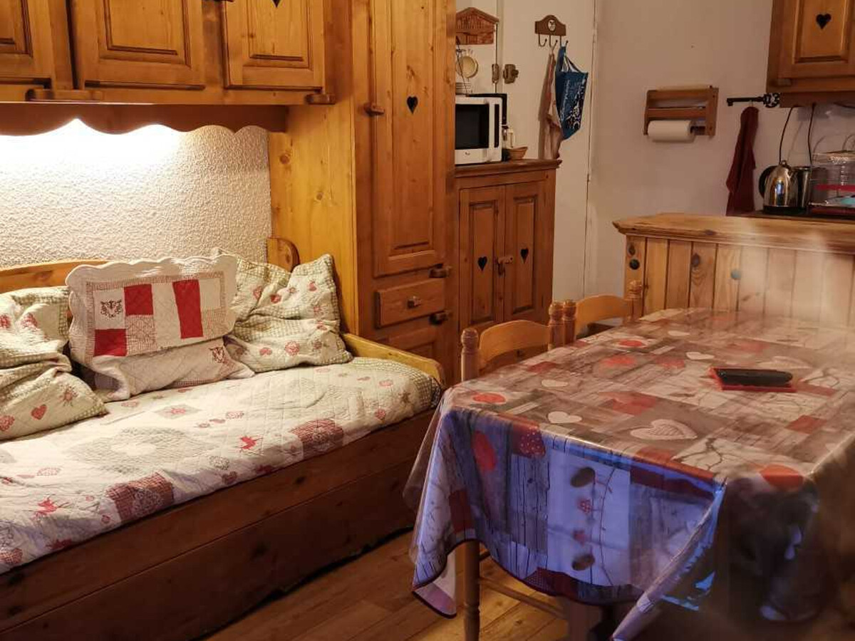 Studio cabine 4 pers aux pieds des pistes aux Menuires - Photo 2