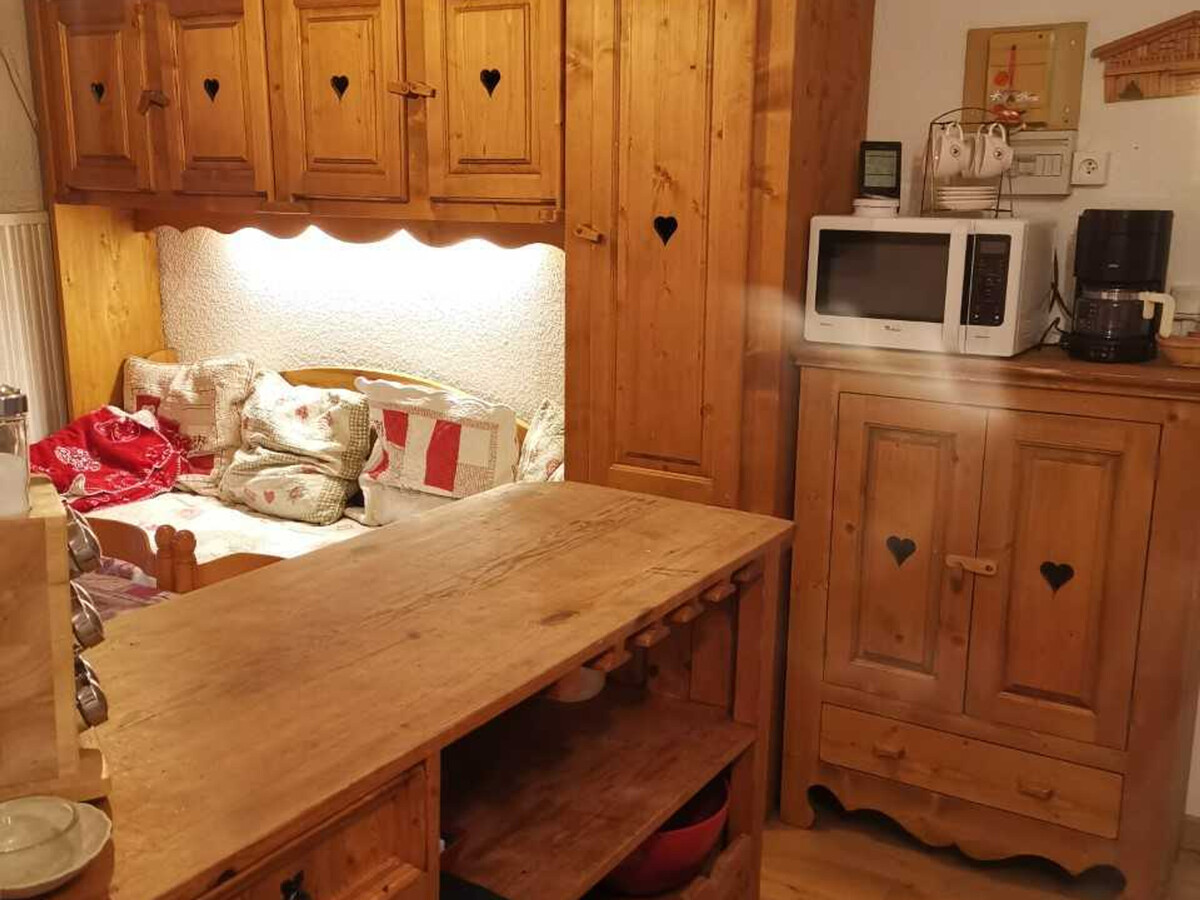 Studio cabine 4 pers aux pieds des pistes aux Menuires - Photo 7
