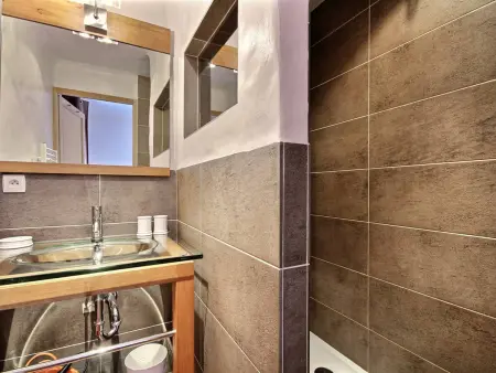 Chalet 12 pers. La Plagne : sauna, jacuzzi, ski room : photo 12