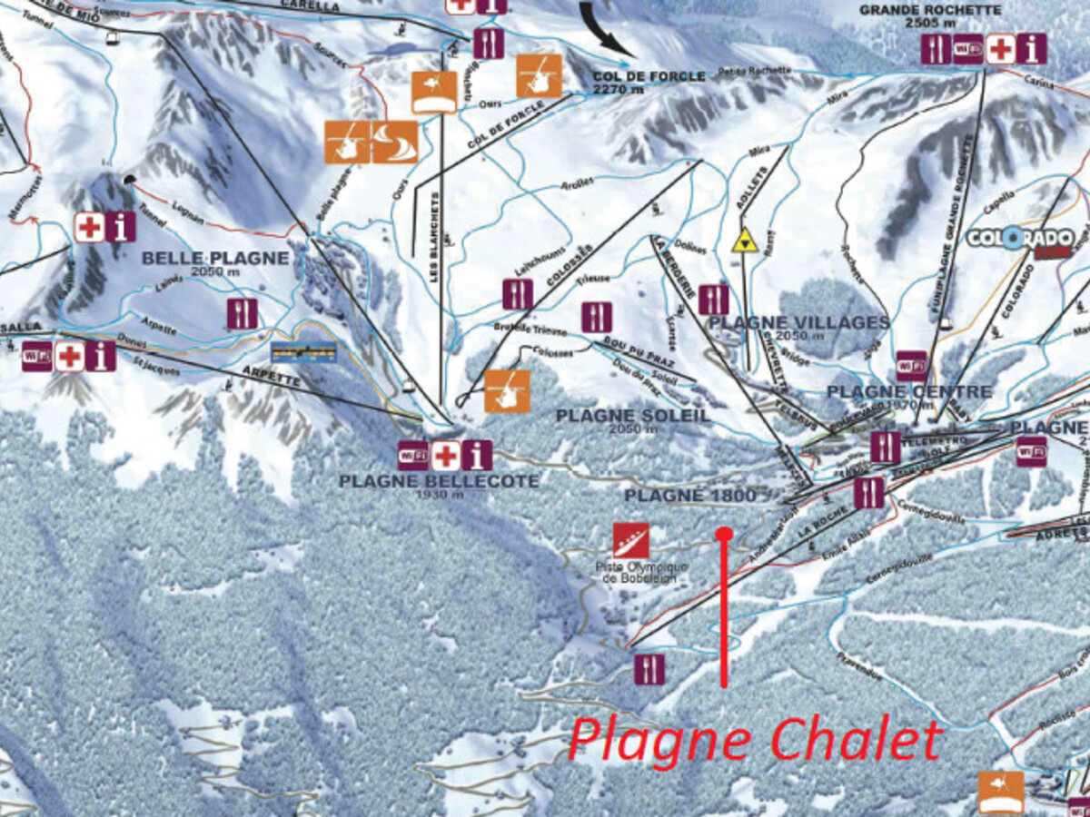 Chalet Pennaroya, 12 pers., sauna et jacuzzi à La Plagne - Photo 19