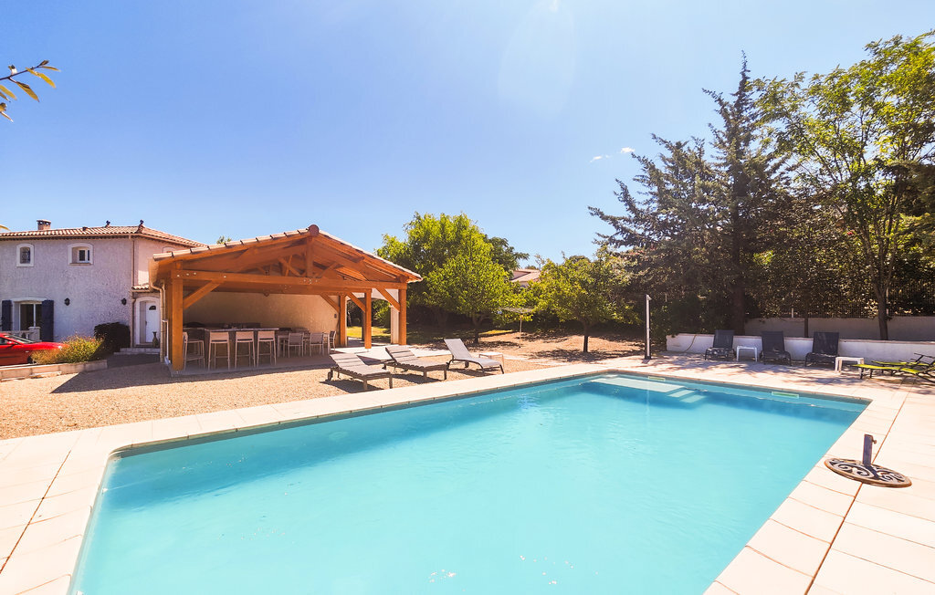 Maison 8 personnes avec piscine chauffée à Prades-sur-Vernazobre - Photo 10