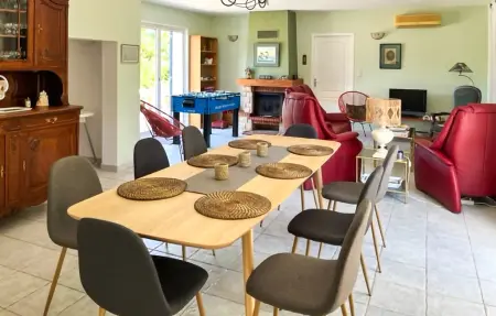 Maison 8 personnes avec piscine chauffée à Prades-sur-Vernazobre : photo 3