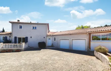 Maison 8 personnes avec piscine chauffée à Prades-sur-Vernazobre : photo 11