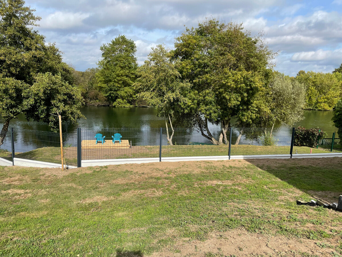 Chalet 6 pers. avec terrasse vue rivière à La Flèche - Photo 4