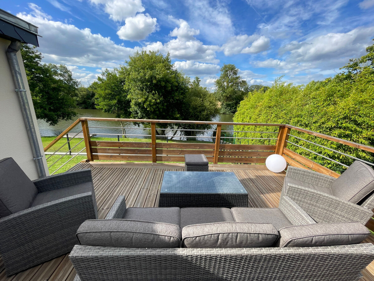 Chalet 6 pers. avec terrasse vue rivière à La Flèche - Photo 12