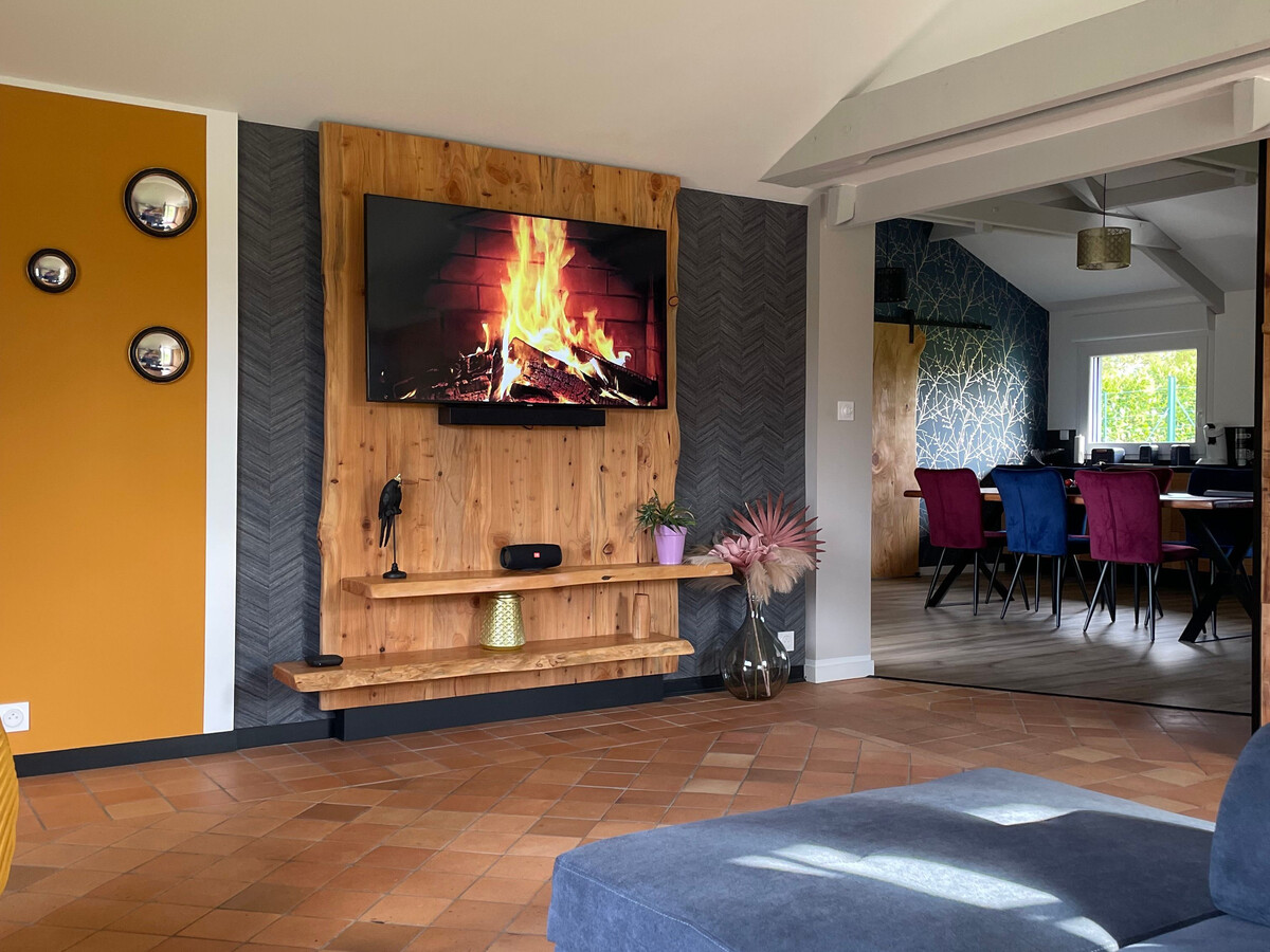 Chalet 6 pers. avec terrasse vue rivière à La Flèche - Photo 14