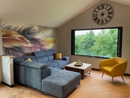 Location gite à La Flèche, Chalet cosy à La Flèche avec terrasse et vue rivière