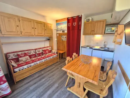 Location appartement à Valfréjus, Studio cosy pour 4 au cœur de la station