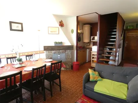 Location appartement à Saint Lary Soulan, St-Lary-Soulan : Duplex T3, 9 couchages, tout équipé avec balcon