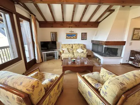 2 pièces 4 couchages Megève, 400m remontées, balcon : photo 5