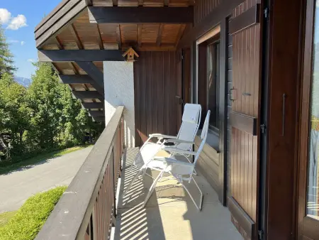 2 pièces 4 couchages Megève, 400m remontées, balcon : photo 14