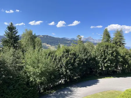 2 pièces 4 couchages Megève, 400m remontées, balcon : photo 15