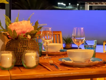 Villa A30 Guájara à Playa Blanca, vue mer et piscine : photo 5
