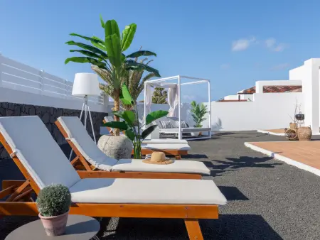 Villa A30 Guájara à Playa Blanca, vue mer et piscine : photo 7