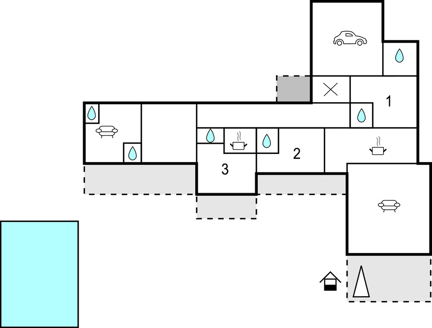 Maison 8 personnes avec piscine privée à Venasque - Photo 33