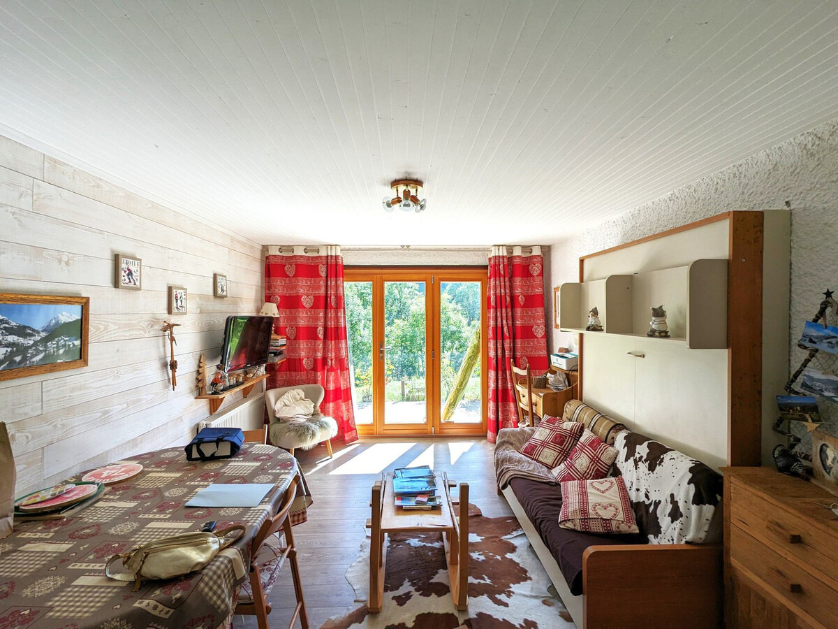 Appartement 6 pers, terrasse sud-ouest, parking à La Clusaz - Photo 1