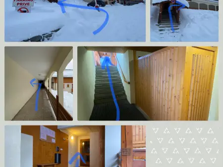 Appartement charmant 4 pièces avec parking et WiFi à Courchevel : photo 14