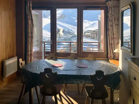 Location appartement à Tignes, 3 pièces skis aux pieds avec parking, Wifi inclus, Val Claret