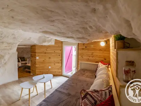 Gîte troglodyte avec jacuzzi et billard aux Ulmes : photo 27