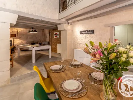 Gîte troglodyte avec jacuzzi et billard aux Ulmes : photo 30