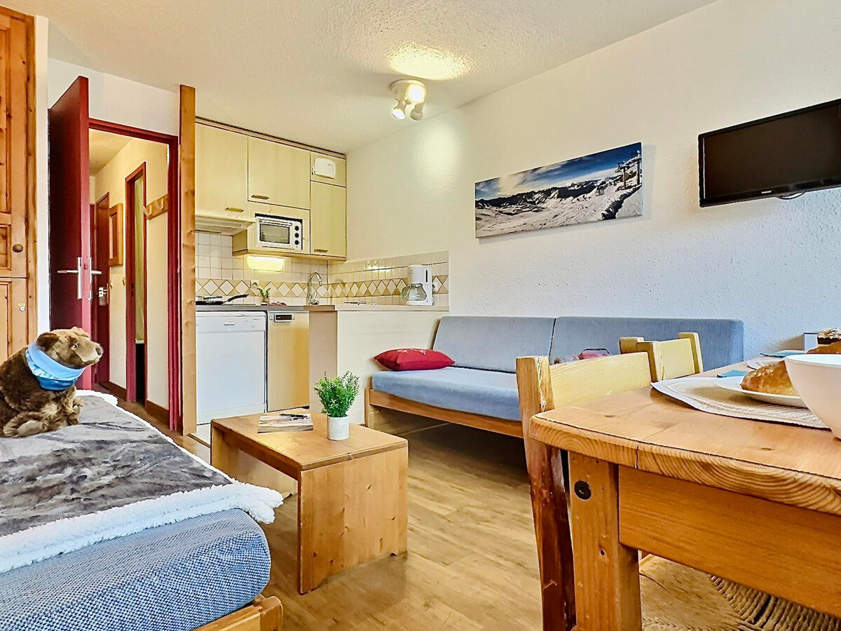 Studio 4 pers, balcon Sud et parking couvert à Tignes - Photo 3