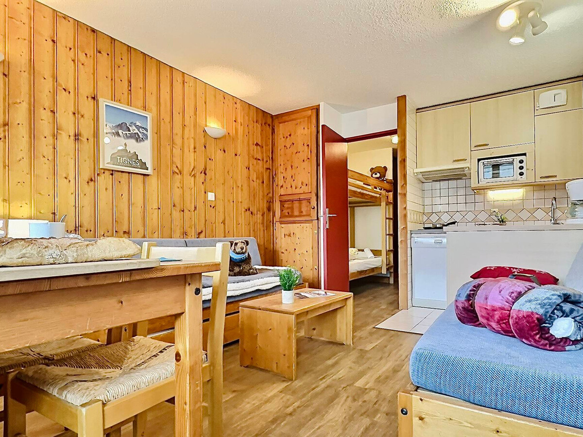 Studio 4 pers, balcon Sud et parking couvert à Tignes - Photo 4