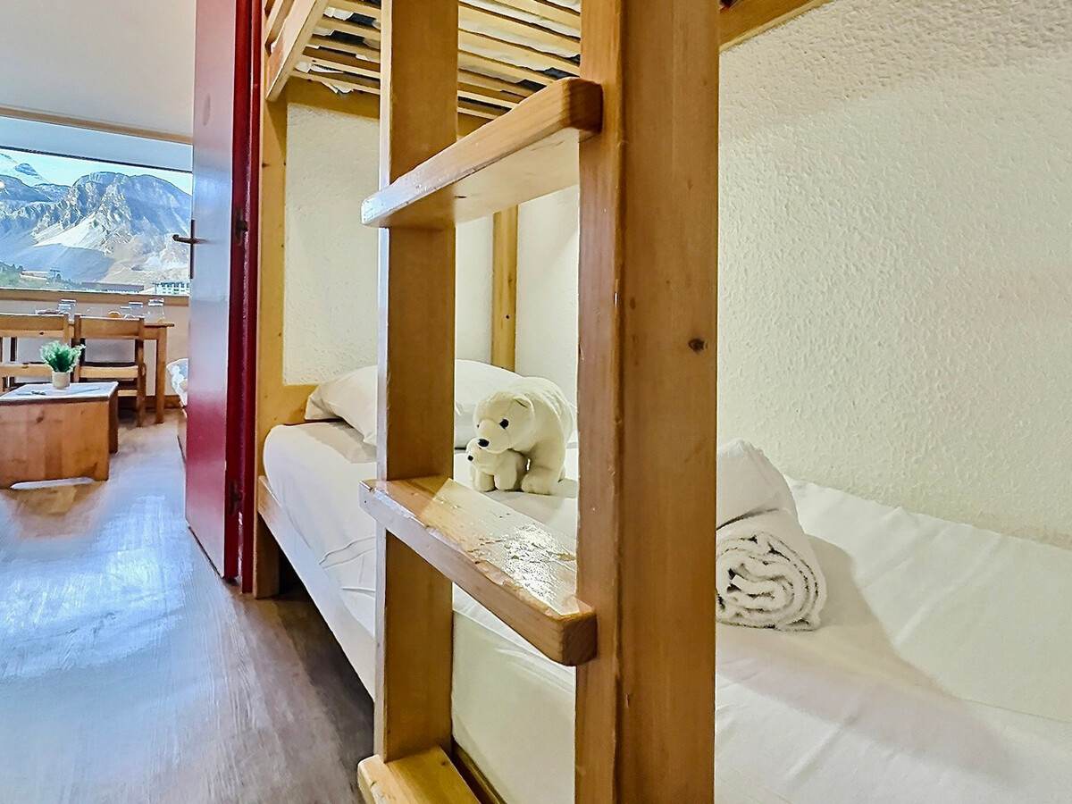 Studio 4 pers, balcon Sud et parking couvert à Tignes - Photo 7