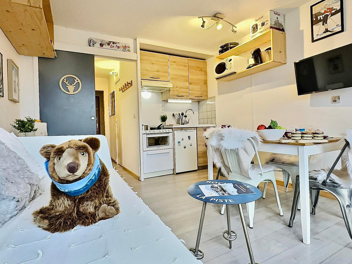 Studio 21m² balcon Sud à 5 min des pistes - Photo 3