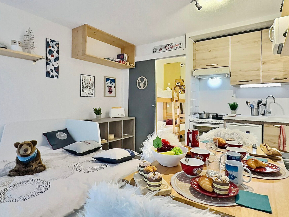 Studio 21m² balcon Sud à 5 min des pistes - Photo 13