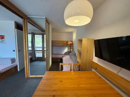 Studio au pied des pistes à Belle Plagne, animaux admis, 4 pers. : photo 3